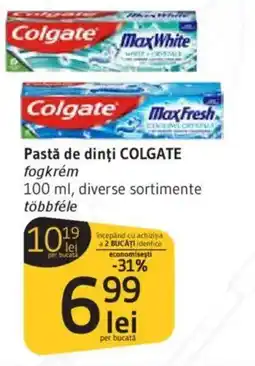 Supeco Pastă de dinți COLGATE Ofertă