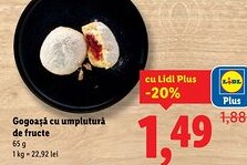 Lidl Gogoaşă cu umplutură de fructe Ofertă