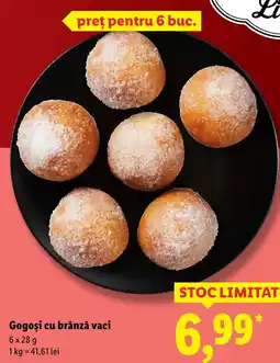 Lidl Gogoşi cu brânză vaci Ofertă