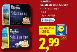 Lidl Nautica Salată de icre de crap Ofertă