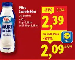 Lidl Pilos Iaurt de băut Ofertă