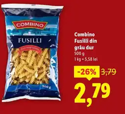 Lidl Combino Fusilli din grâu dur Ofertă