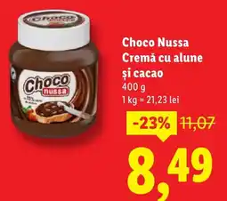 Lidl Choco Nussa Cremă cu alune şi cacao Ofertă