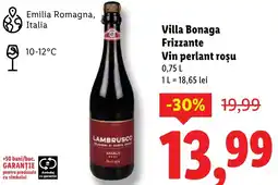 Lidl Villa Bonaga Frizzante Vin perlant roșu Ofertă
