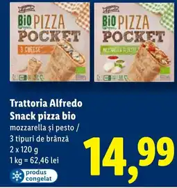Lidl Trattoria Alfredo Snack pizza bio Ofertă
