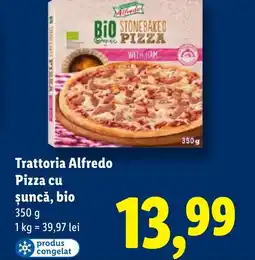 Lidl Trattoria Alfredo Pizza cu șuncă, bio Ofertă