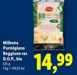 Lidl Milbona Parmigiano Reggiano ras D.O.P., bio Ofertă