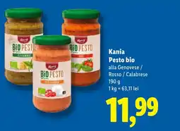 Lidl Kania Pesto bio Ofertă