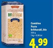 Lidl Combino Paste kritharaki, bio Ofertă
