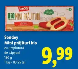 Lidl Sondey Mini prăjituri bio Ofertă