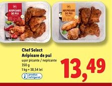 Lidl Chef Select Aripioare de pui Ofertă