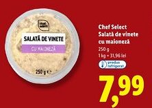 Lidl Chef Select Salată de vinete cu maioneză Ofertă