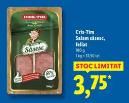 Lidl Cris-Tim Salam sǎsesc, feliat Ofertă