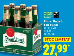 Lidl Pilsner Urquell Bere blondă Ofertă