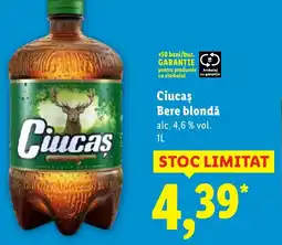 Lidl Ciucas Bere blondă Ofertă