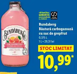 Lidl Bundaberg Băutură carbogazoasă cu suc de grepfrut Ofertă