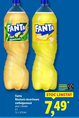 Lidl Fanta Băutură răcoritoare carbogazoasă Ofertă