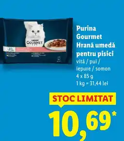 Lidl PURINA Gourmet Hrană umedă pentru pisici Ofertă