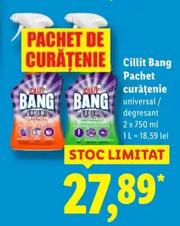 Lidl Cillit Bang Pachet curăţenie Ofertă