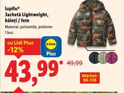 Lidl Lupilu® Jachetă Lightweight, băieți / fete Ofertă