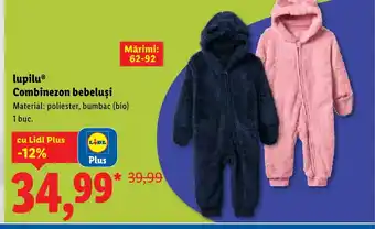 Lidl Lupilu® Combinezon bebeluşi Ofertă