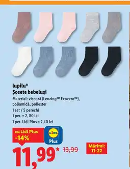 Lidl Lupilu® Şosete bebeluşi Ofertă