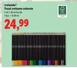 Lidl CrelandoⓇ Trusă creioane colorate Ofertă