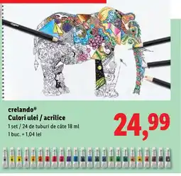 Lidl CrelandoⓇ Culori ulei / acrilice Ofertă