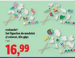 Lidl CrelandoⓇ Set figurine de modelat şi colorat, din gips Ofertă