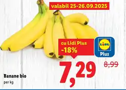 Lidl Banane bio Ofertă