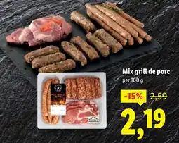Lidl Mix grill de porc Ofertă