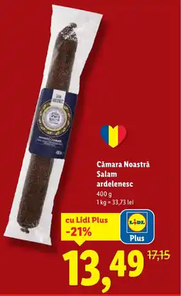 Lidl Cămara Noastră Salam ardelenesc Ofertă