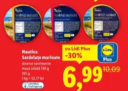 Lidl Nautica Sardeluţe marinate Ofertă