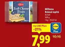 Lidl Milbona Brânză topită Ofertă