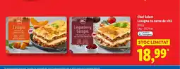 Lidl Chef Select Lasagna cu carne de vită Ofertă