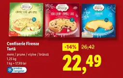 Lidl Confiserie Firenze Tartǎ Ofertă