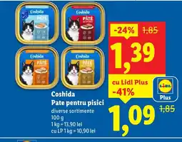 Lidl Coshida Pate pentru pisici Ofertă