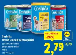 Lidl Coshida Hrană umedă pentru pisici Ofertă