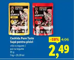 Lidl Coshida Pure Taste Supă pentru pisici Ofertă