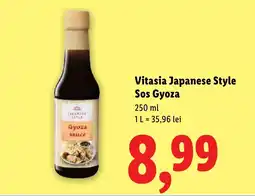 Lidl Vitasia Japanese Style Sos Gyoza Ofertă