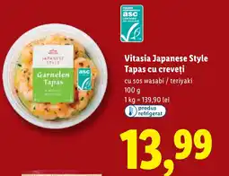 Lidl Vitasia Japanese Style Tapas cu creveţi Ofertă