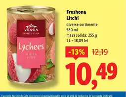 Lidl Freshona Litchi Ofertă