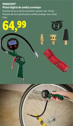 Lidl PARKSIDEⓇ Pistol digital de umflat anvelope Ofertă