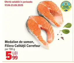 Carrefour Medalion de somon, Filiera Calității Carrefour Ofertă