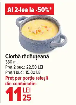 Carrefour Ciorbă rădăuțeană Ofertă