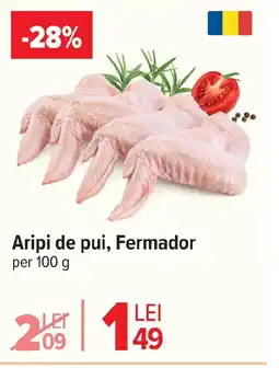 Carrefour Aripi de pui, Fermador Ofertă