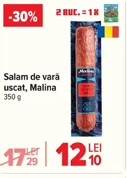Carrefour Salam de vară uscat, Malina Ofertă