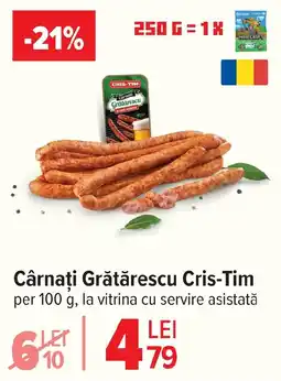Carrefour Cârnaţi Grătărescu Cris-Tim Ofertă