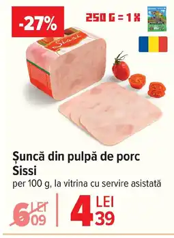 Carrefour Şuncă din pulpă de porc Sissi Ofertă