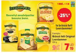 Carrefour Brânză felii Original Leerdammer Ofertă